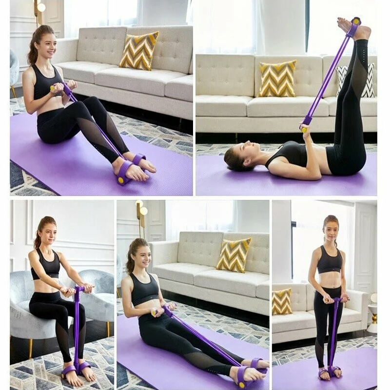 🔥Final 3 Hours: 70% OFF🏃‍♀️ Shape, Stretch & Strengthen – 4-Tube Resistance Bands for All Ages