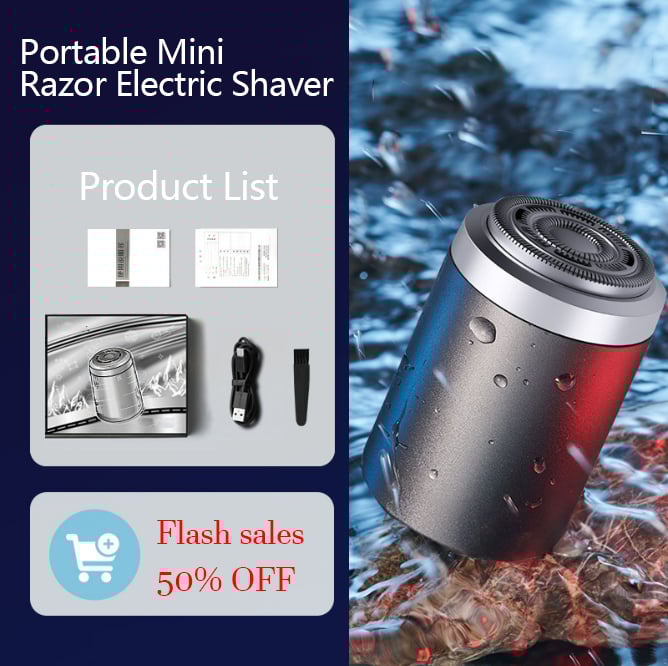 🔥Final 3 Hours: 70%OFF🔥Newest Mini Portable Electric Shaver