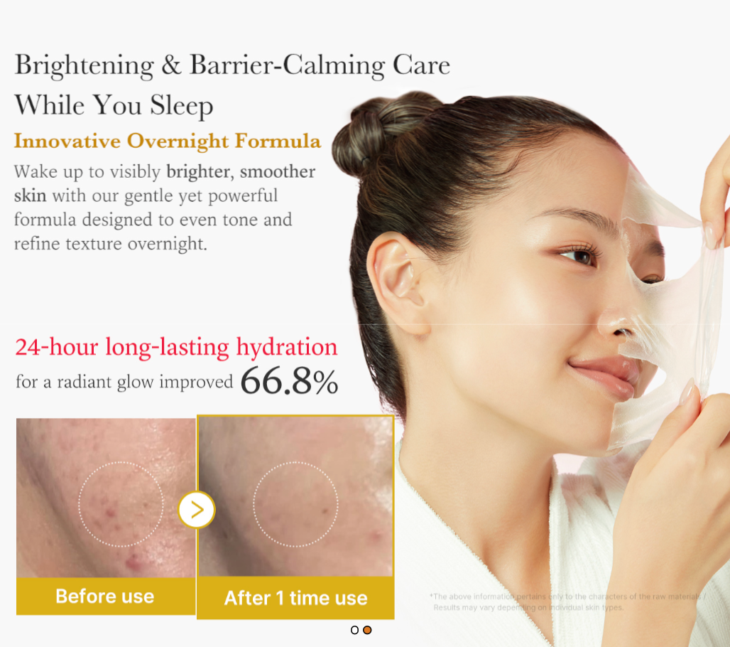 SeoulMori© Kojic Acid Tumeric Peel Off Mask